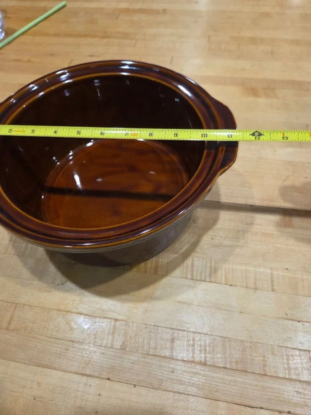 Vintage Hull Pottery Mirror Brown House 'N Garden Covered Casserole Dish 10 Inch